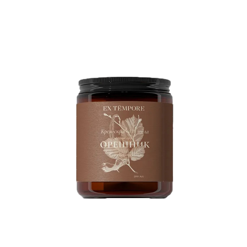 Крем-скраб для тела Орешник Ex Tempore